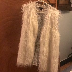 XOXO Fuzzy quilted vest